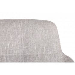 Фото1.​Кресло - банкетка OLIVA Niсolas светло-серый